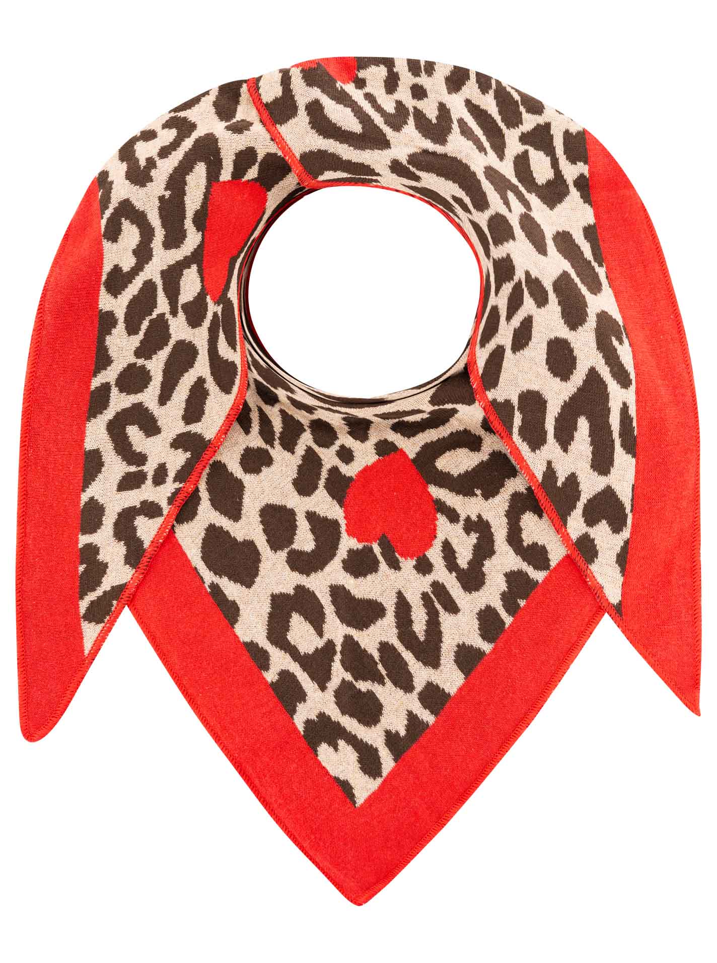 Zwillingsherz Dreieckstuch LEO-HERZ