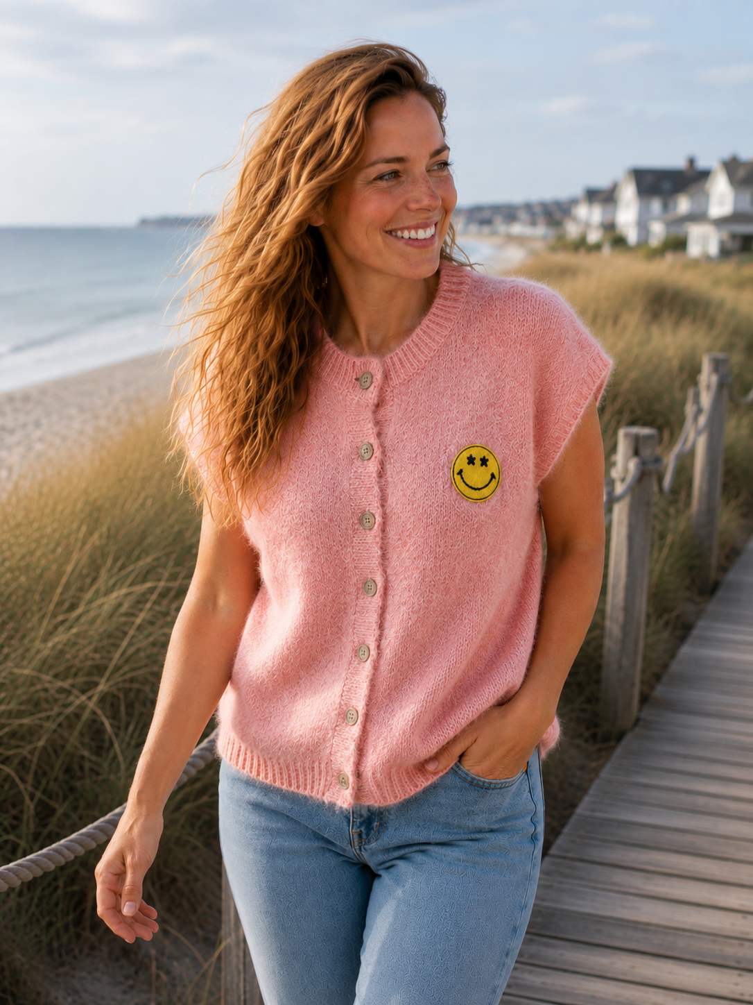 Strickweste SMILEY