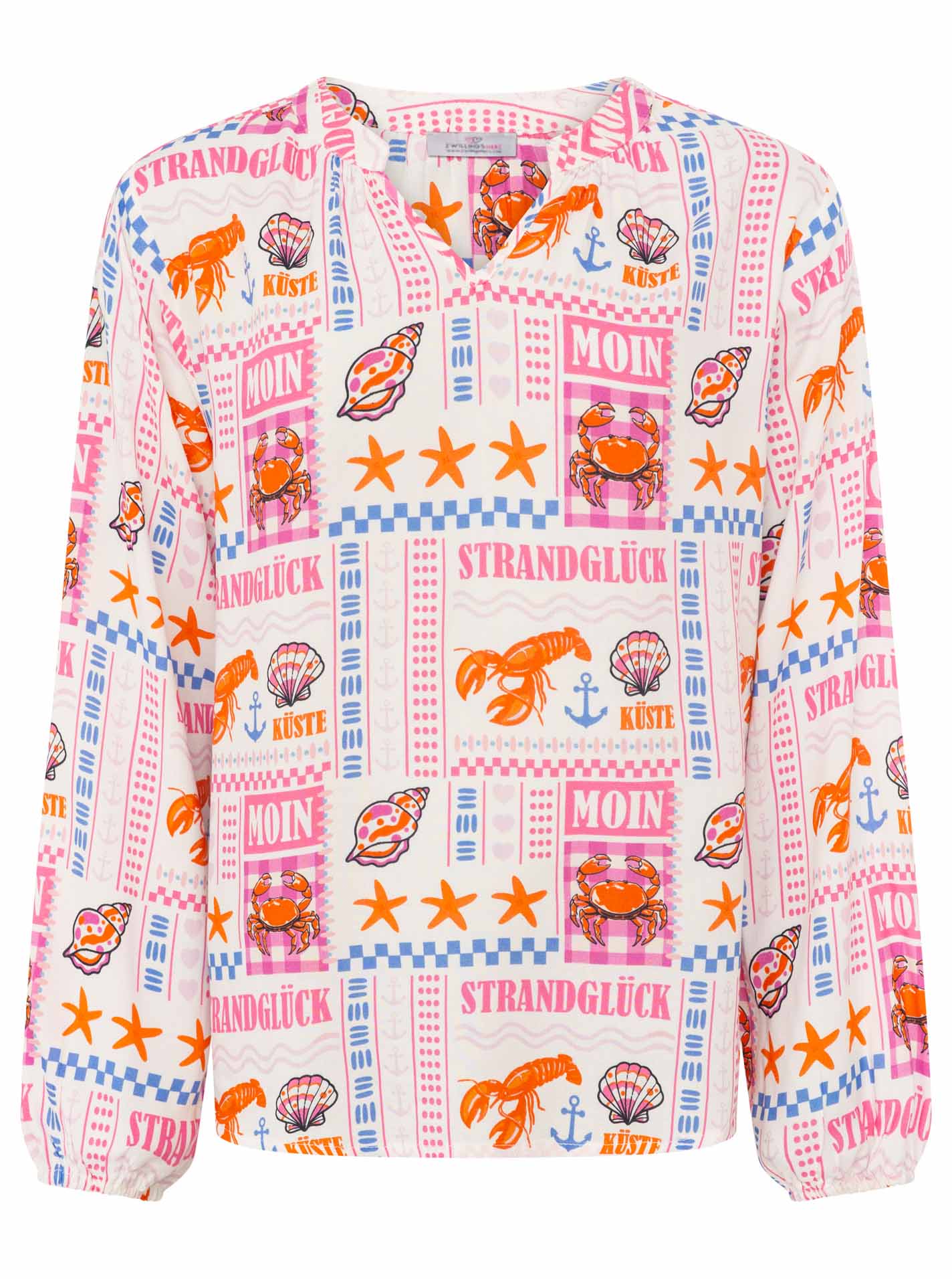 Zwillingsherz Bluse MOIN STRANDGLÜCK