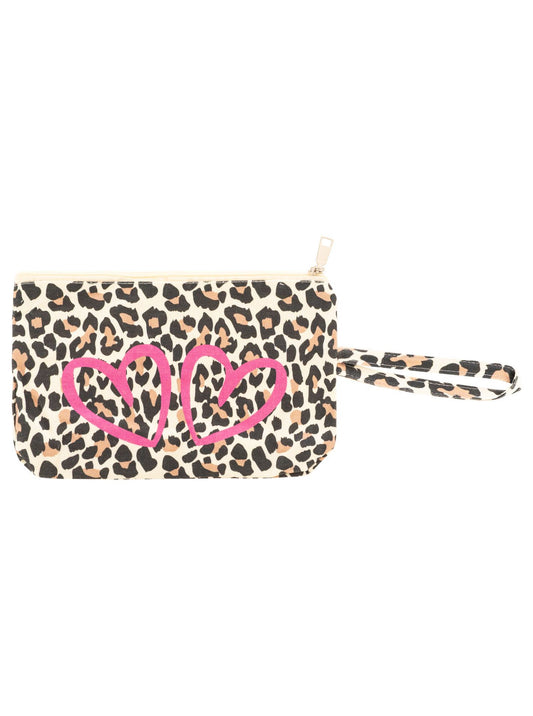 Zwillingsherz Kosmetiktasche "Leo & Herzen"