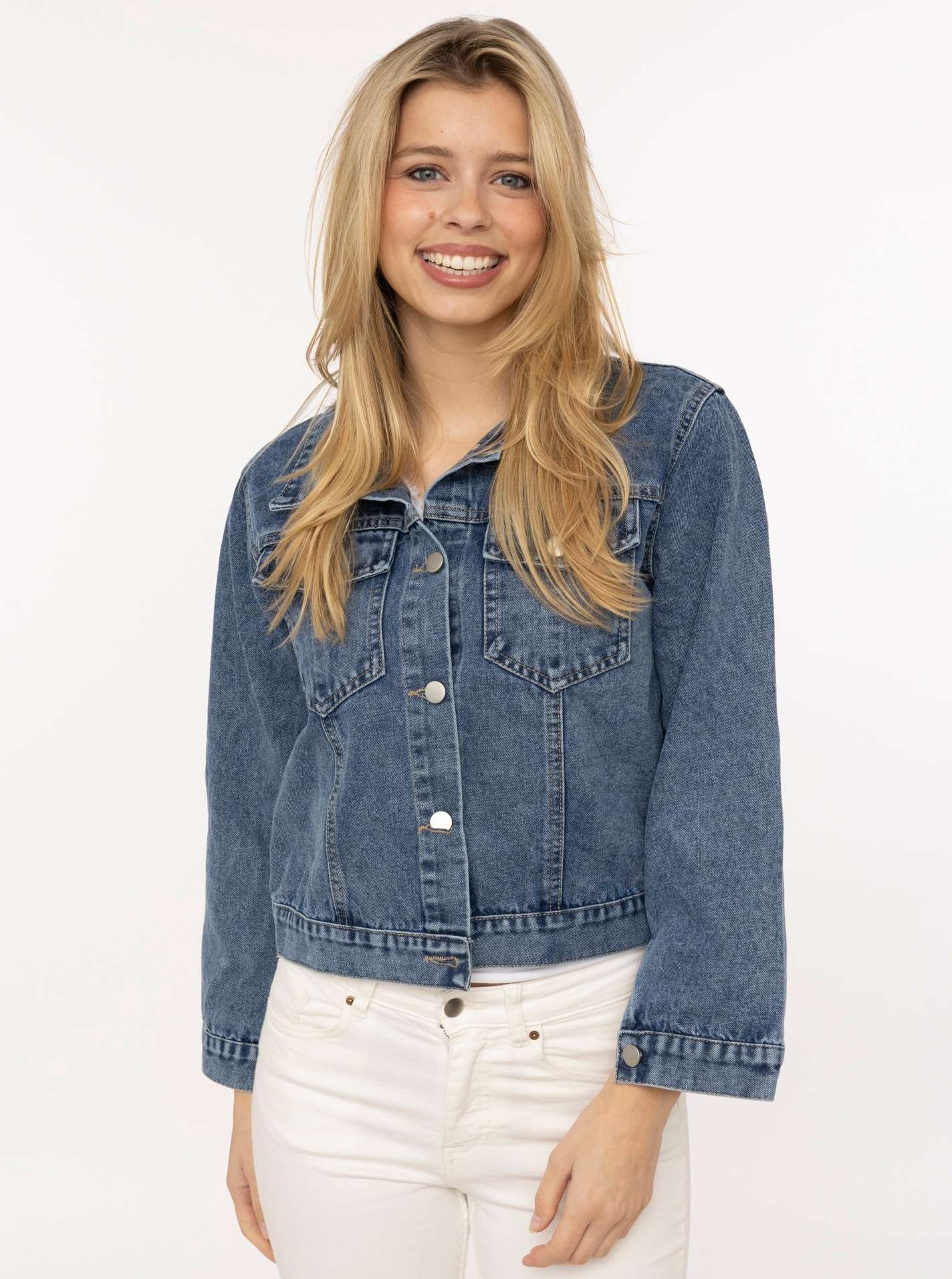 Zwillingsherz Jeansjacke "Embroidery"