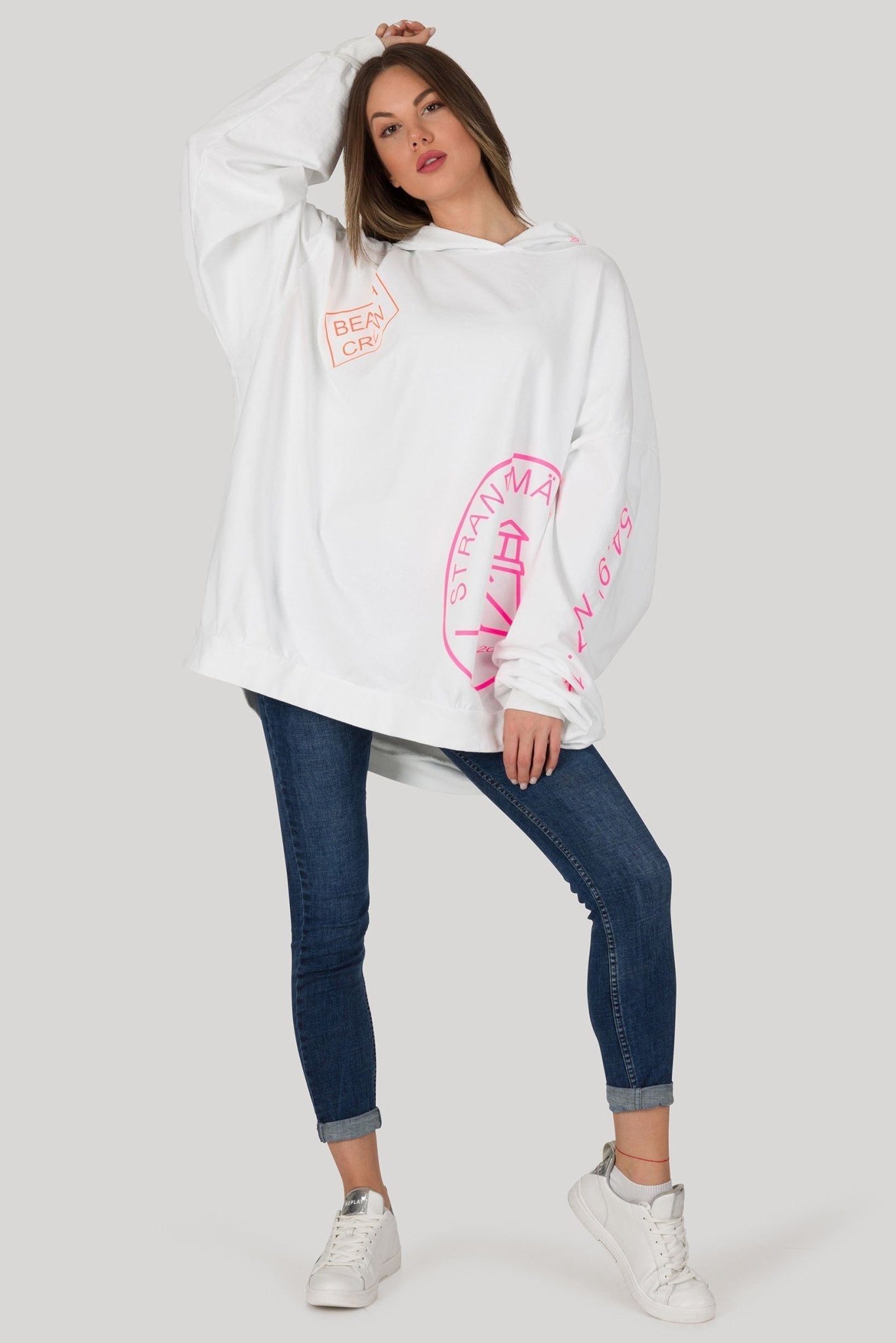 Mega Oversized Signature Hoodie