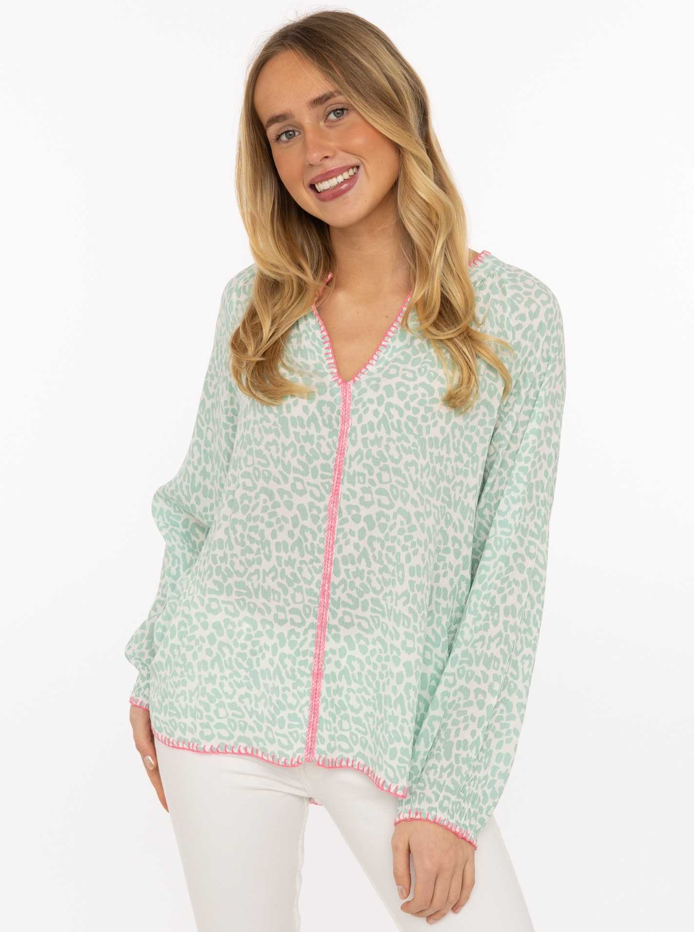 Zwillingsherz Bluse "Wilder Leo"