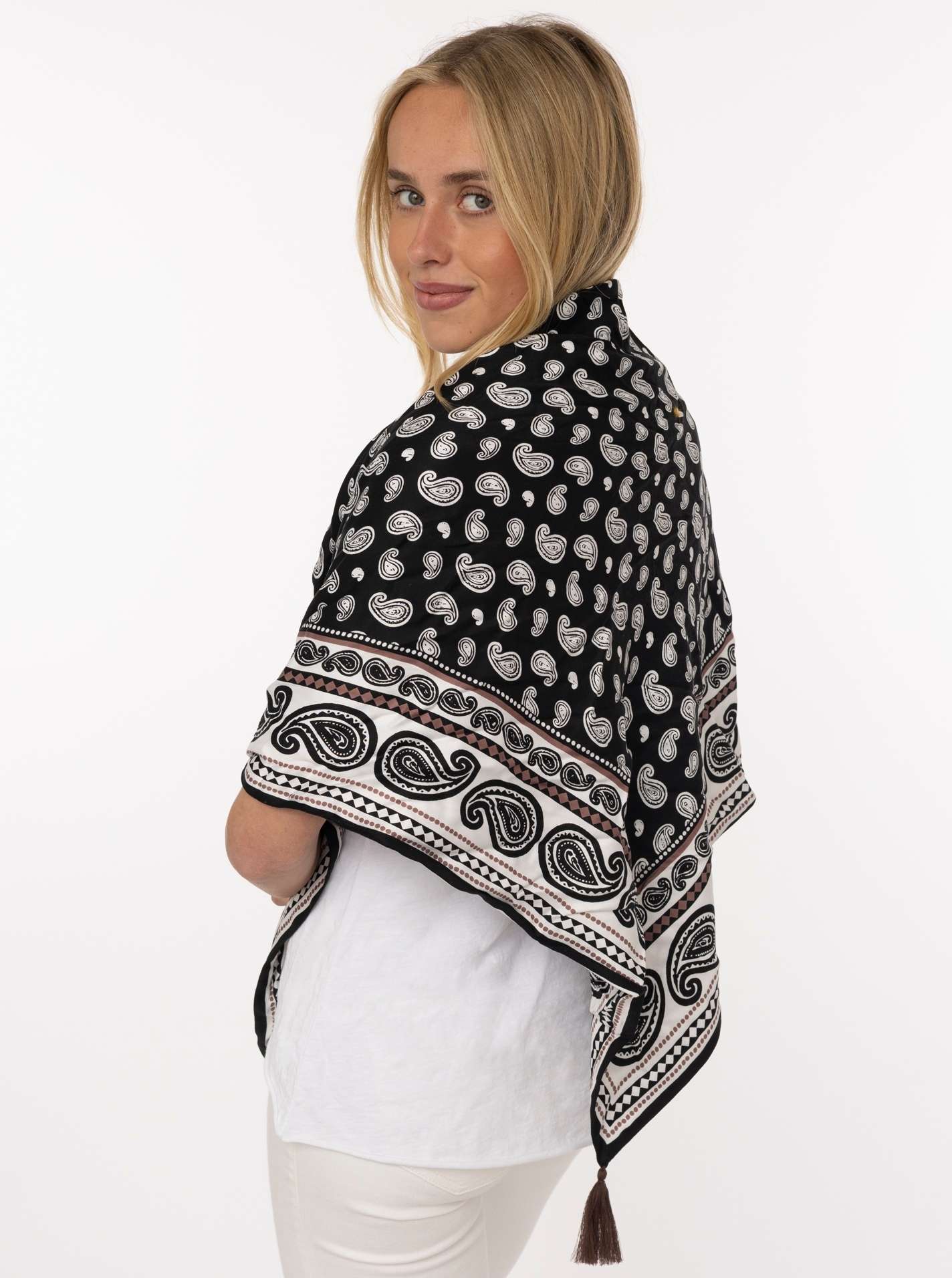 Zwillingsherz Dreieckstuch "Geometric Paisley"