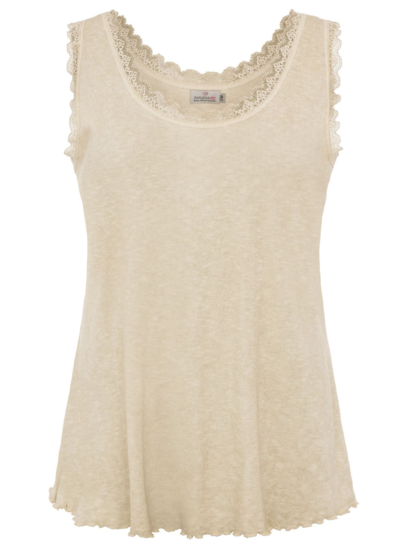 Zwillingsherz Tanktop "Spitze"