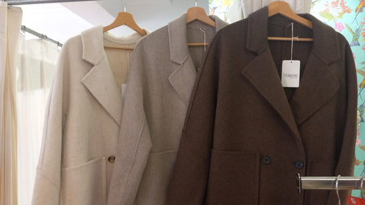 Wollmantel, dunkelbraun, Gr S/M