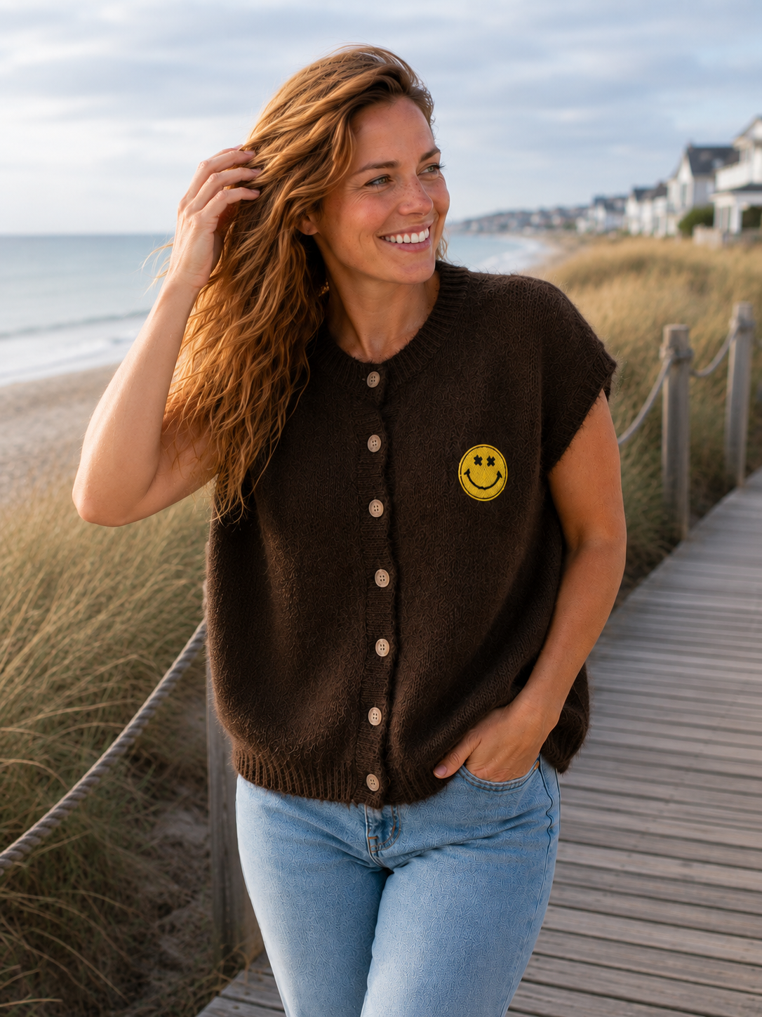 Strickweste SMILEY