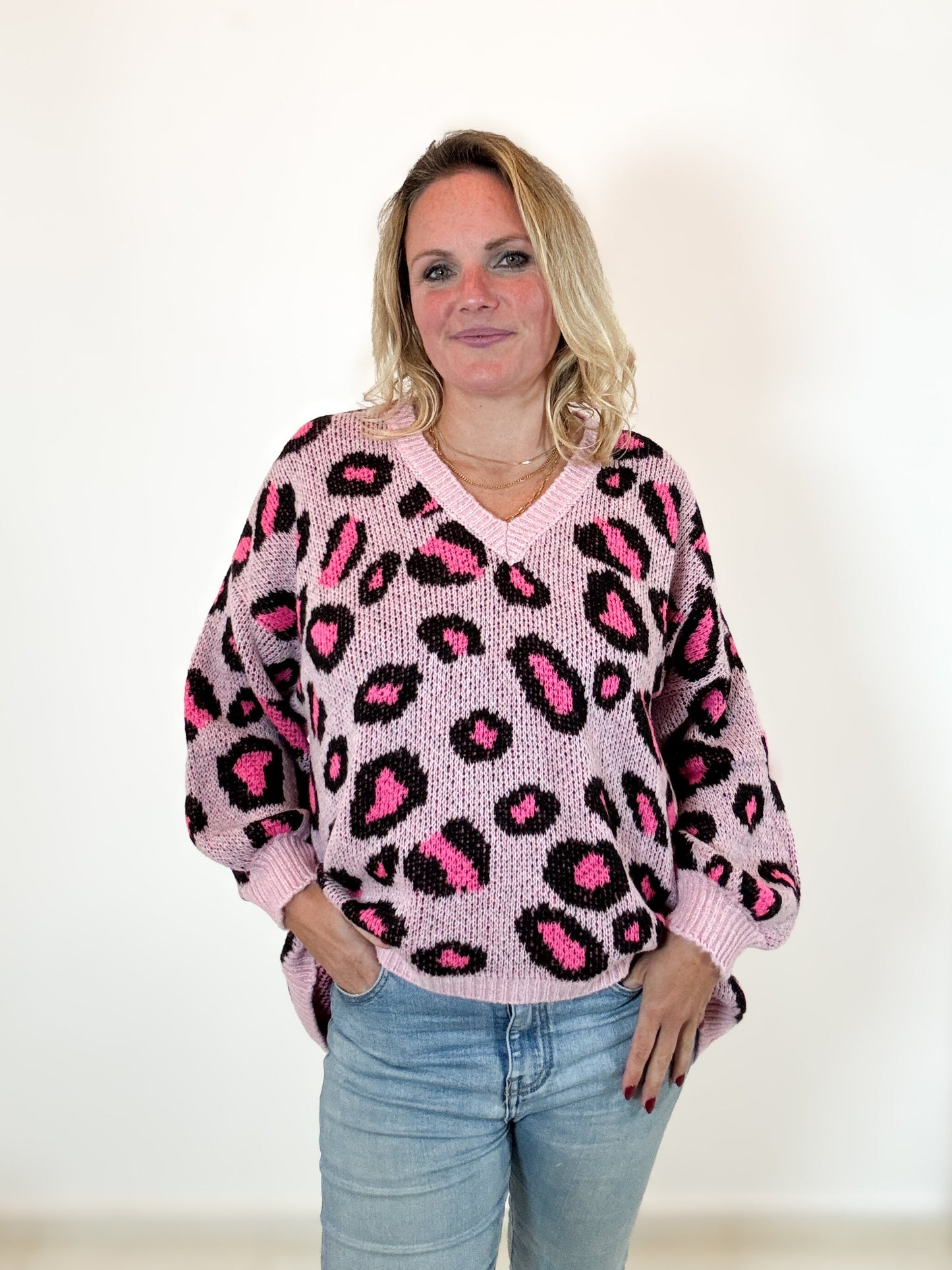 Strickpulli Leomuster