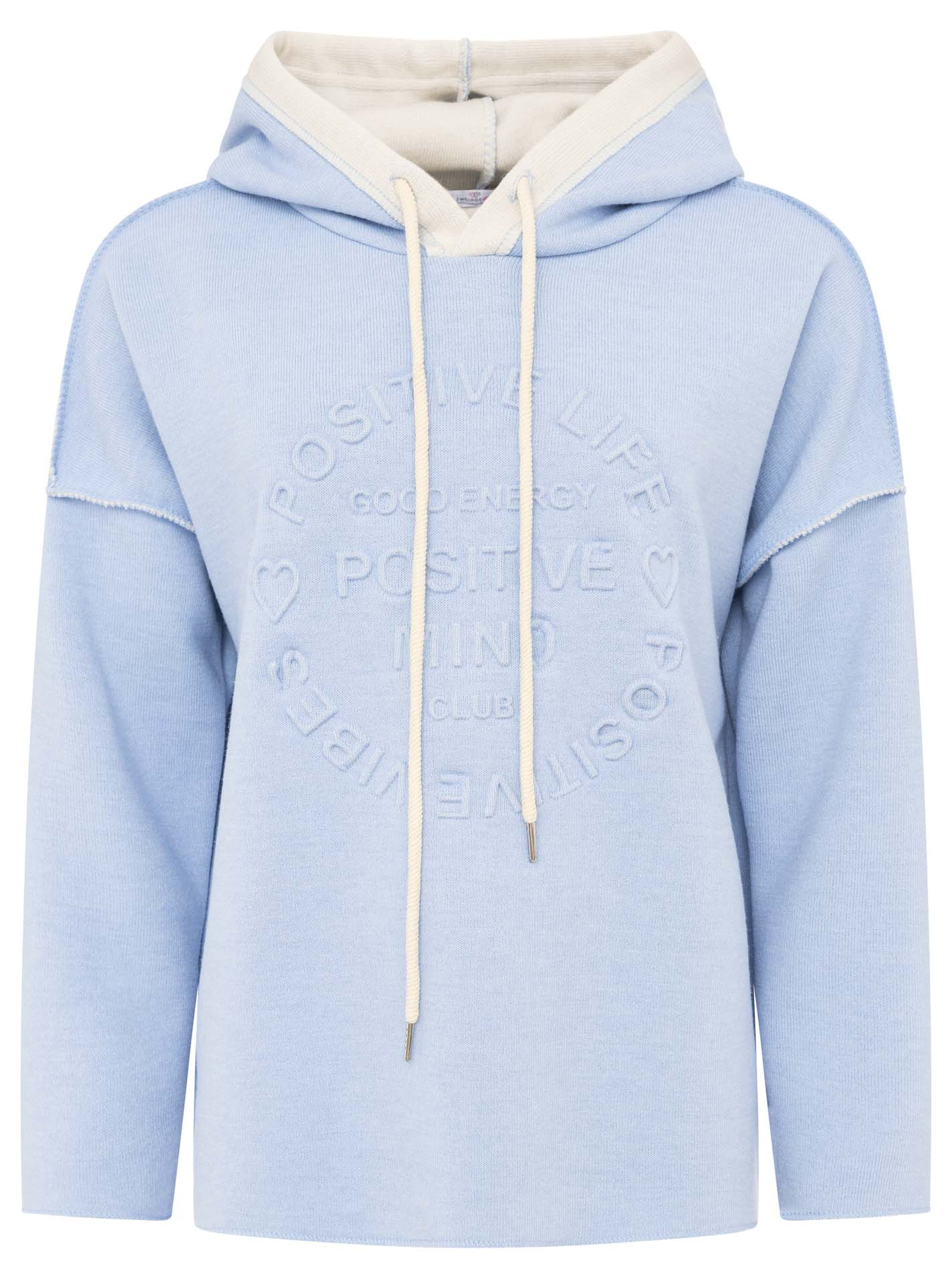 Zwillingsherz Doubleface Hoodie "Positive Mind"