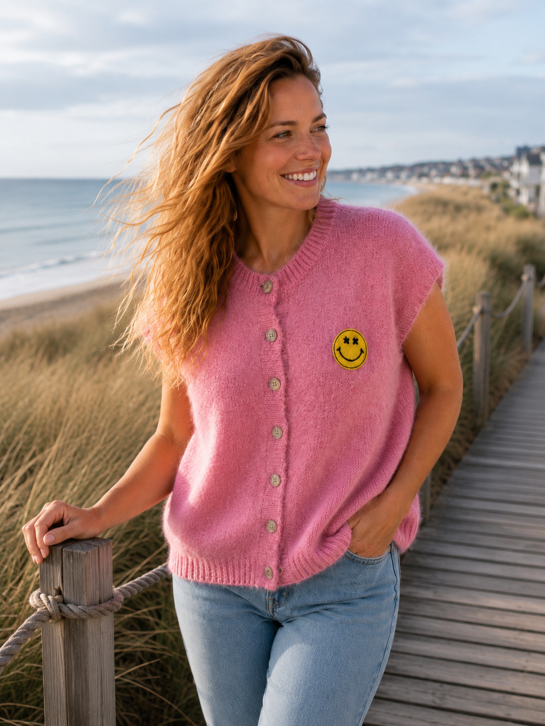 Strickweste SMILEY