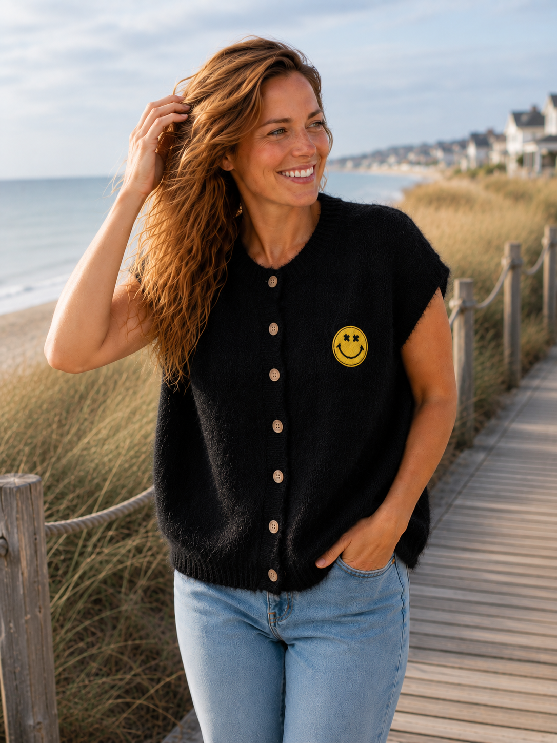 Strickweste SMILEY