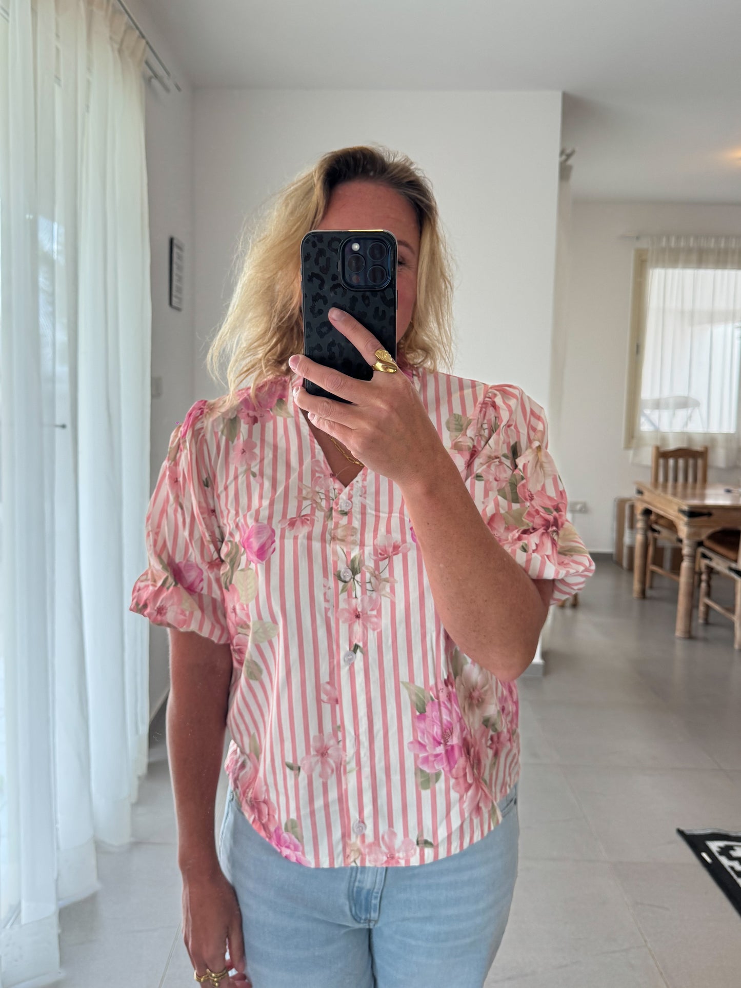 Bluse ROSEN, kurzarm