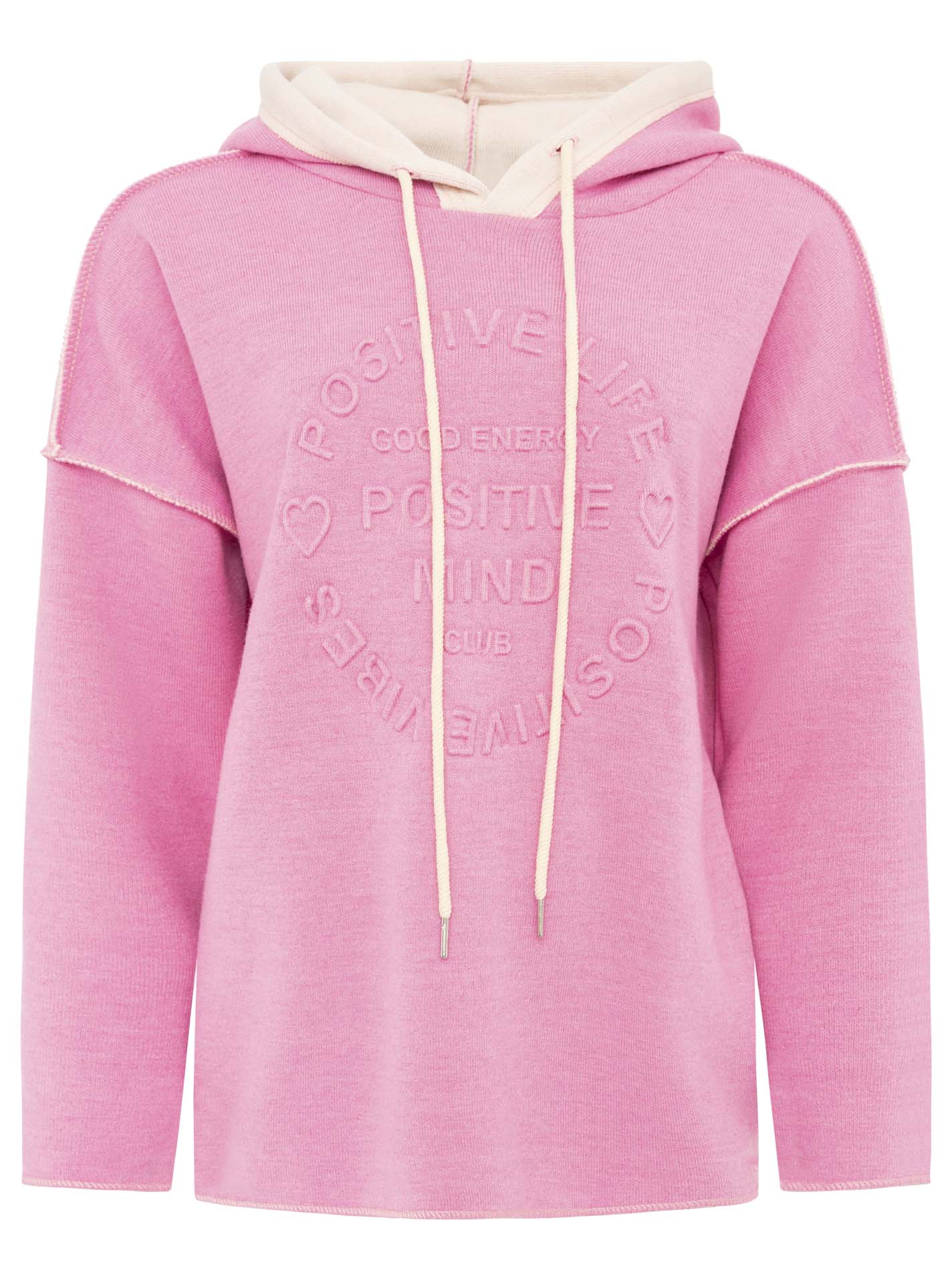 Zwillingsherz Doubleface Hoodie "Positive Mind"