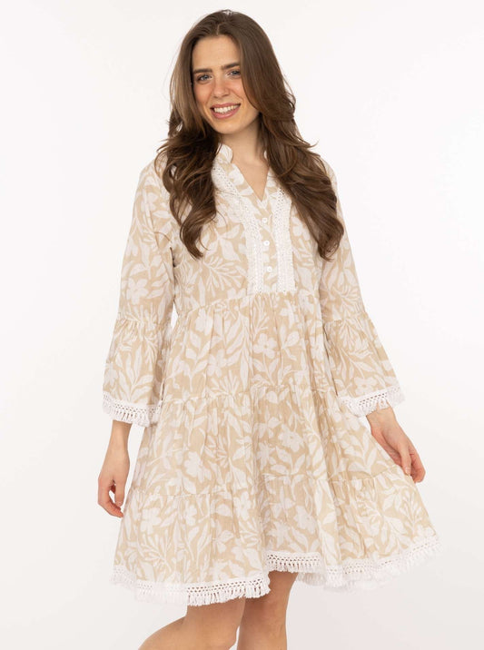 Zwillingsherz Kleid "Jungle Plants"