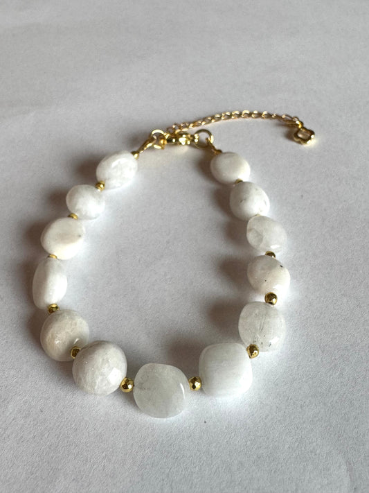 Edelstein Armband Mondstein