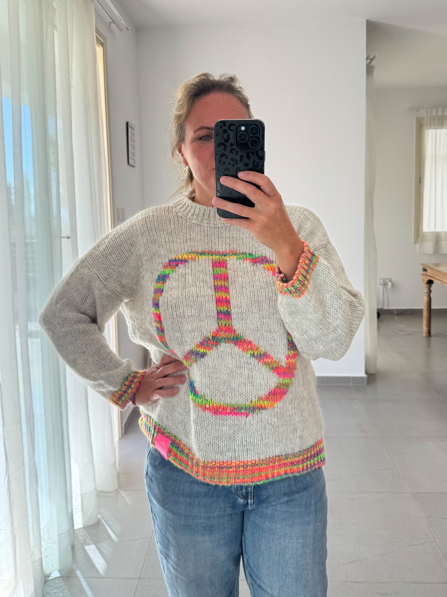Strickpulli PEACE