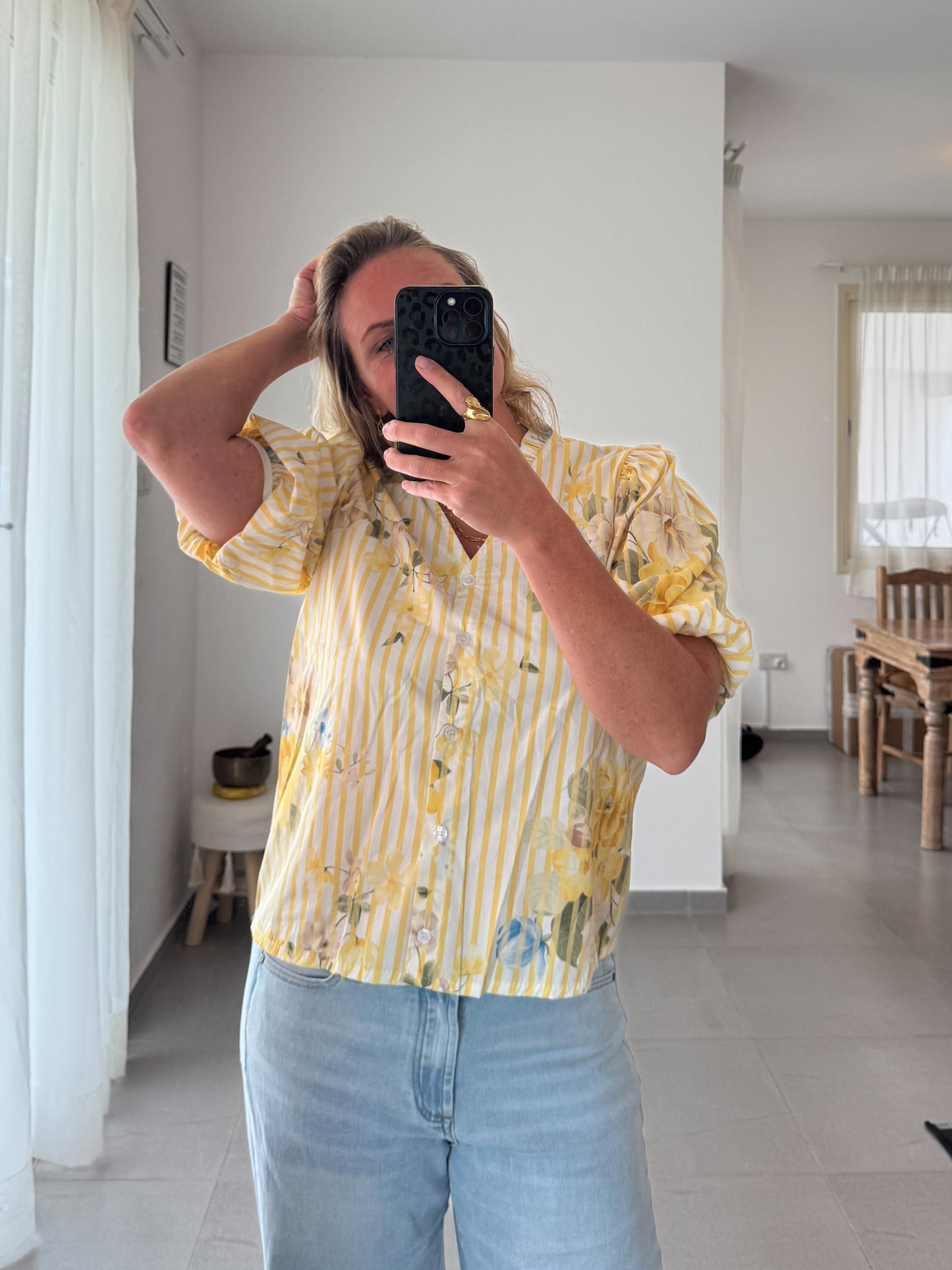 Bluse ROSEN, kurzarm