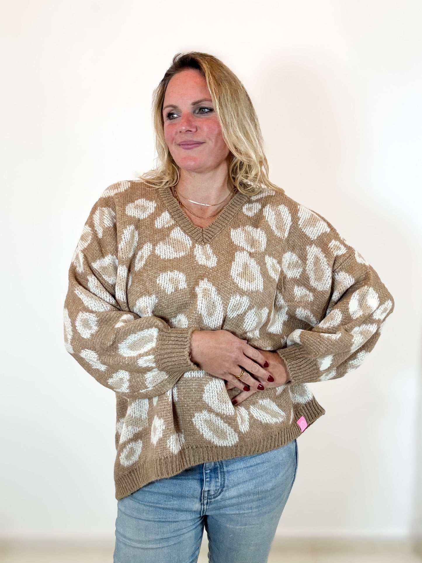 Strickpulli Leomuster