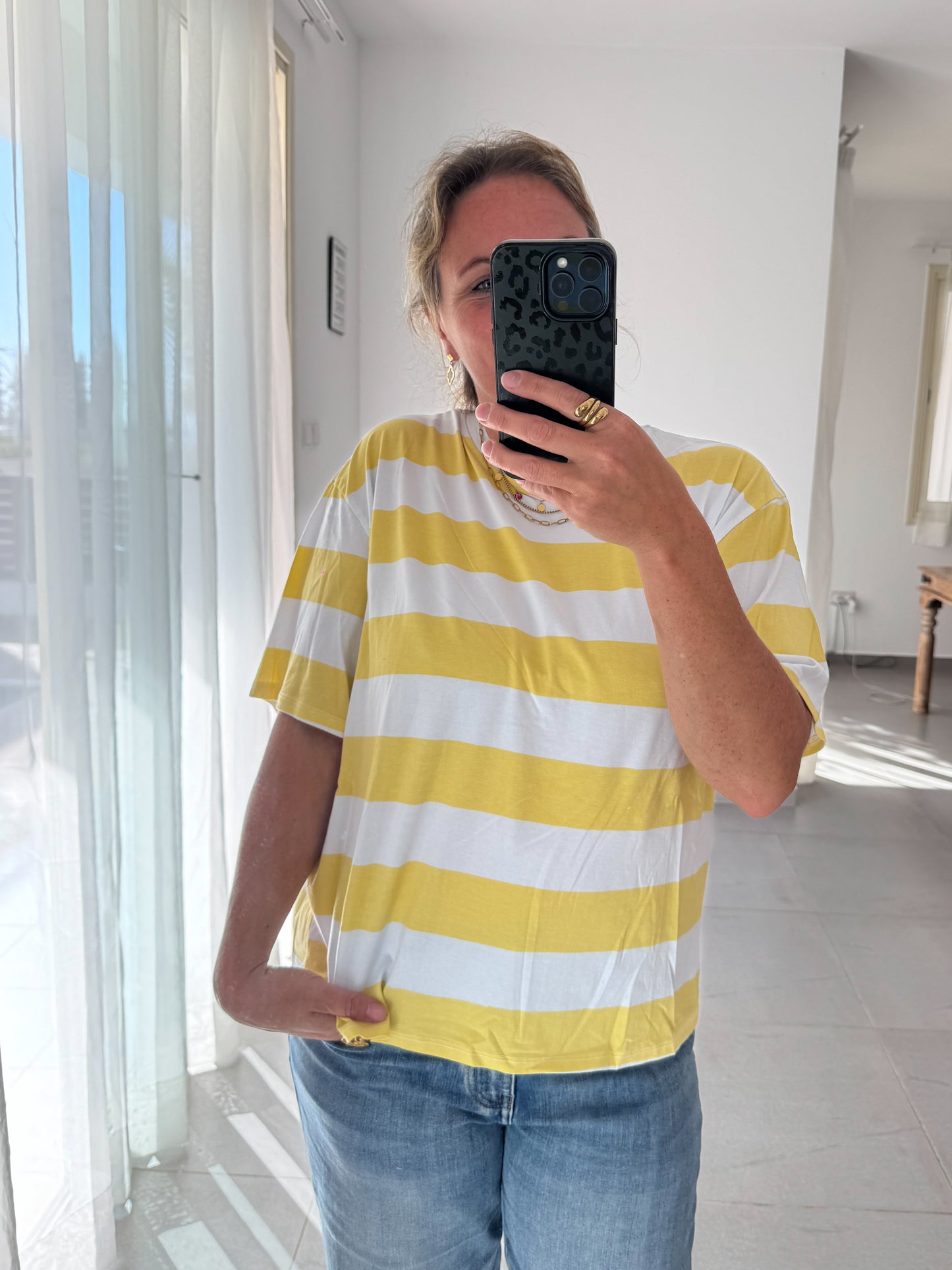 Oversize T-Shirt mit BLOCKSTREIFEN