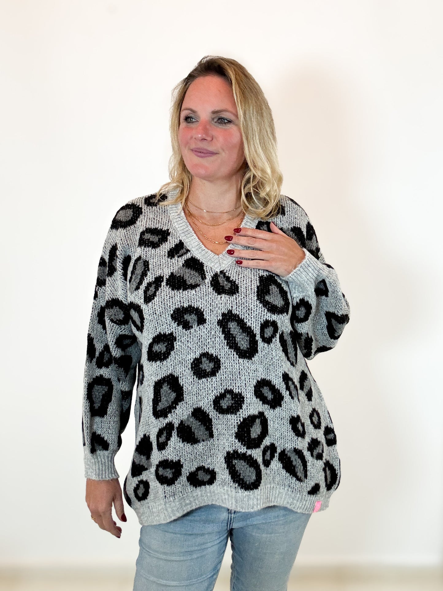 Strickpulli Leomuster
