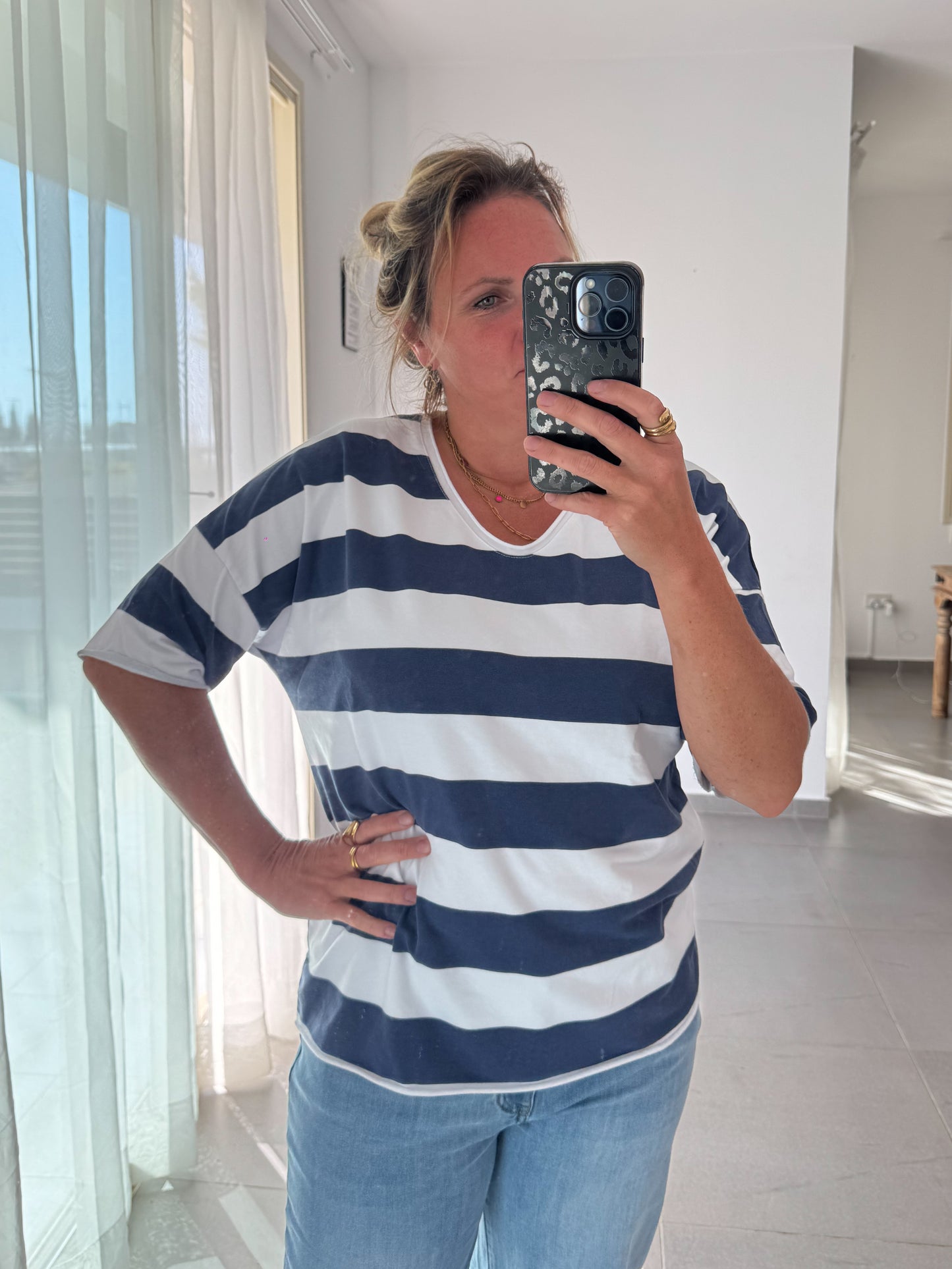 Sommer Sweatshirt STREIFEN-VIBES
