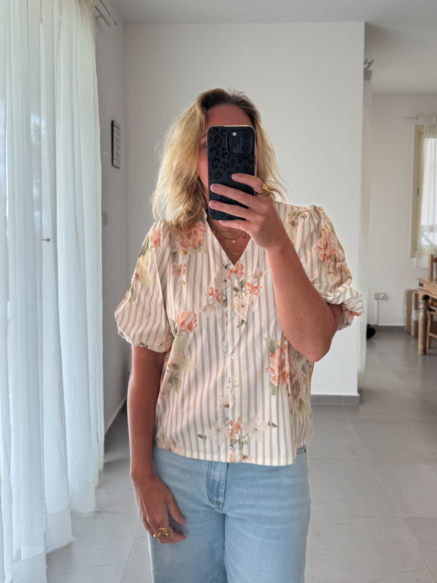 Bluse ROSEN, kurzarm