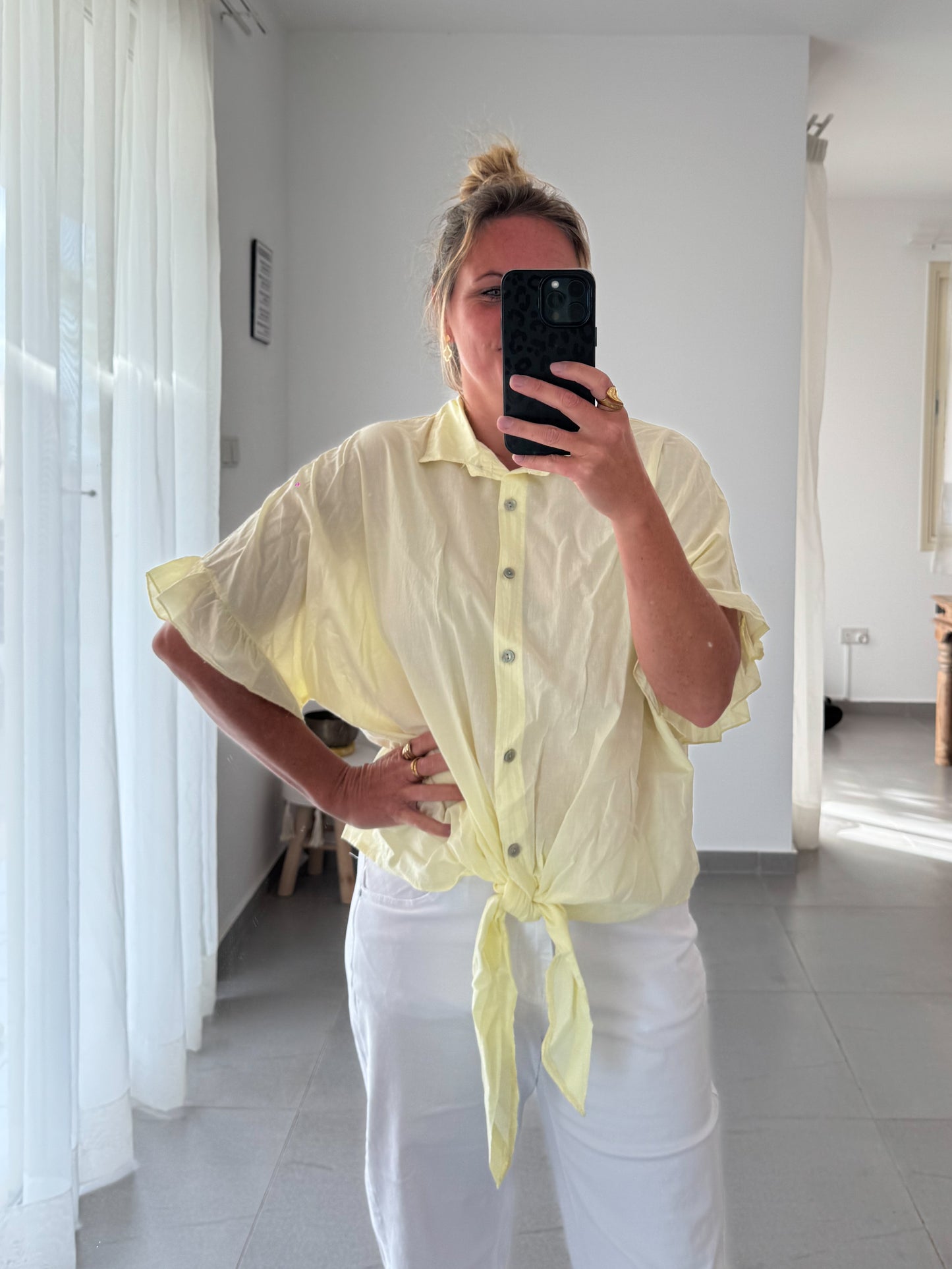 Easy Tie Bluse – zum Knoten