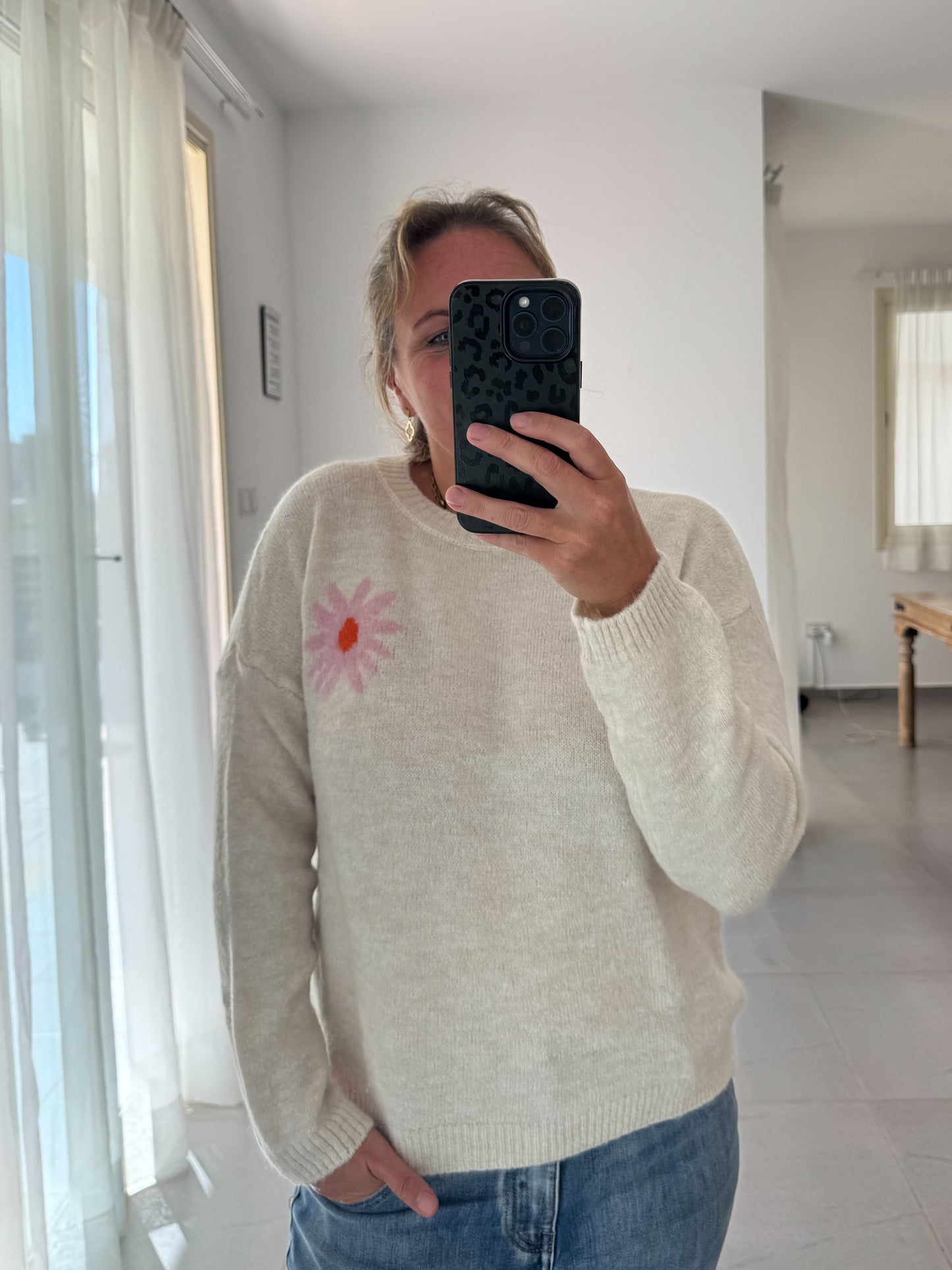 Strickpulli HAPPY VIBES