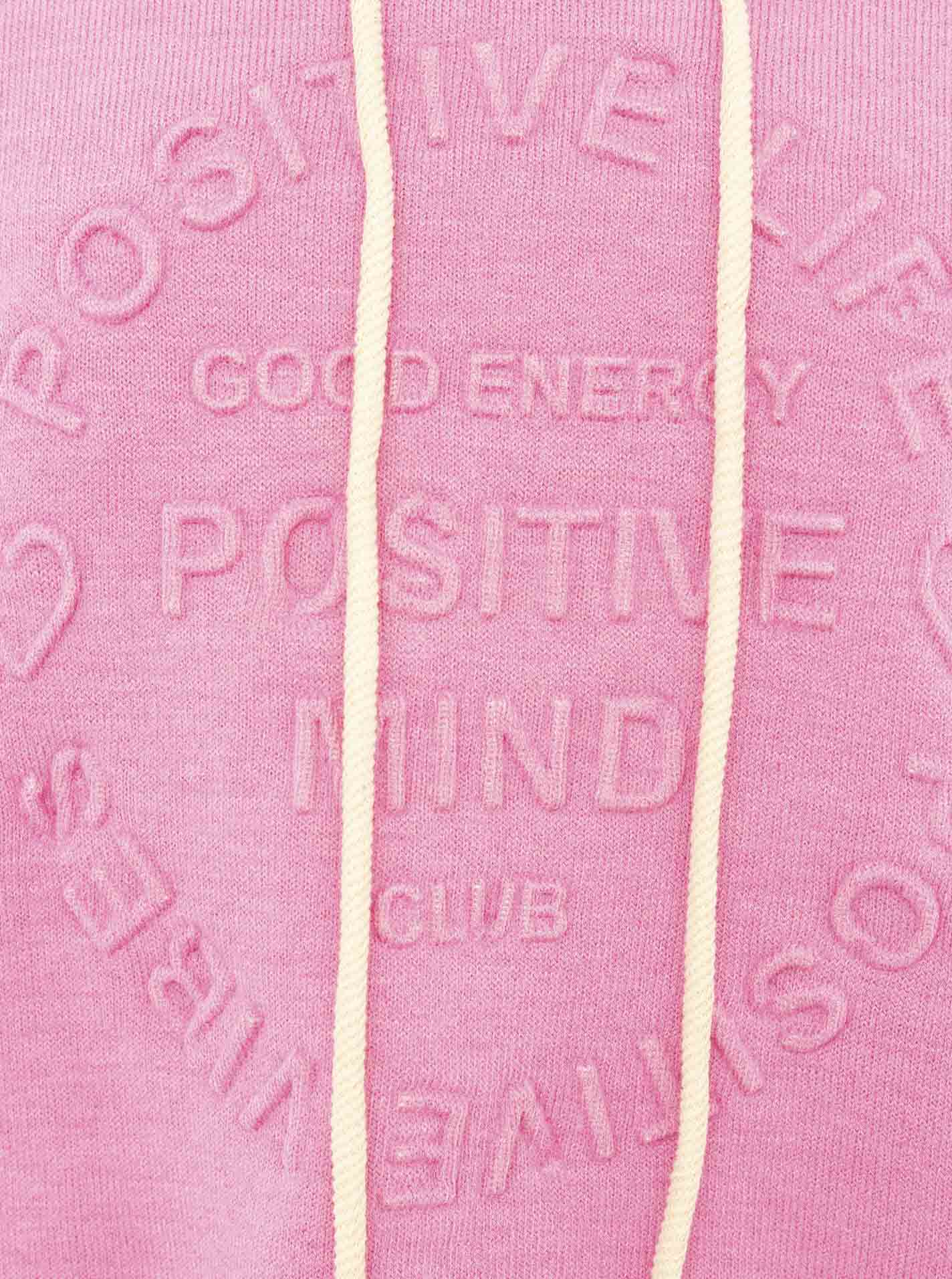 Zwillingsherz Doubleface Hoodie "Positive Mind"