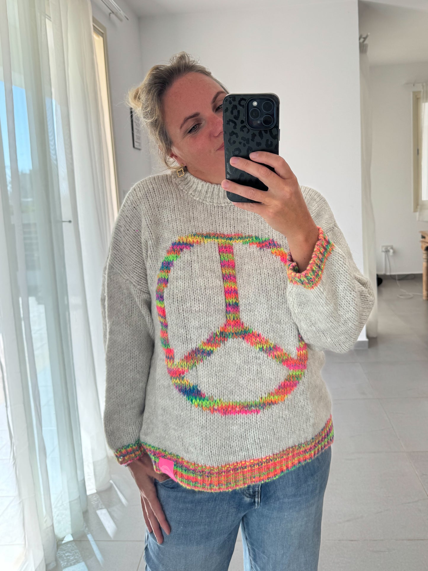 Strickpulli PEACE