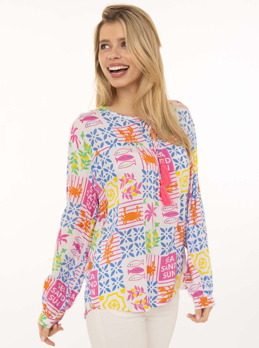 Zwillingsherz Bluse DOLCE VITA PATCHWORK