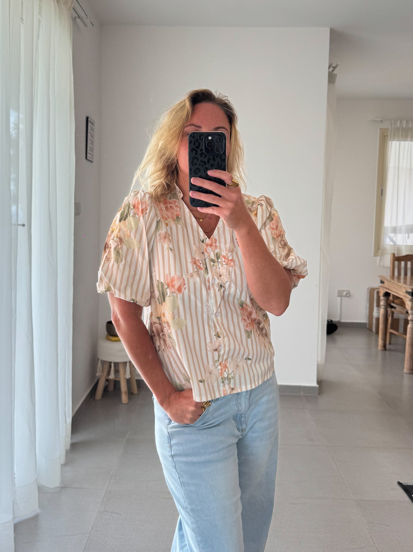 Bluse ROSEN, kurzarm