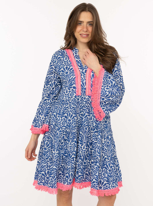 Zwillingsherz Kleid "Flower Layout"