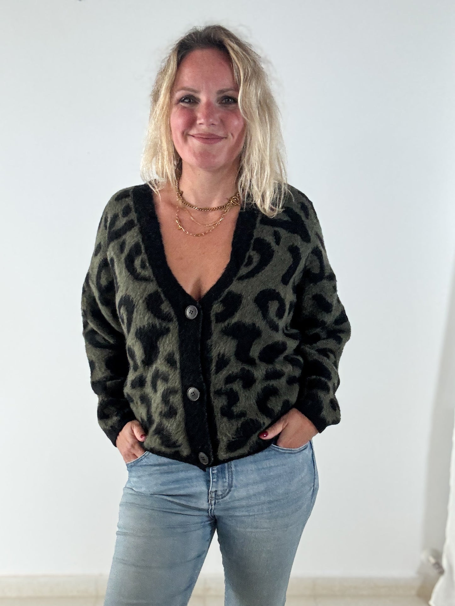 Strickjacke Leo, flauschig
