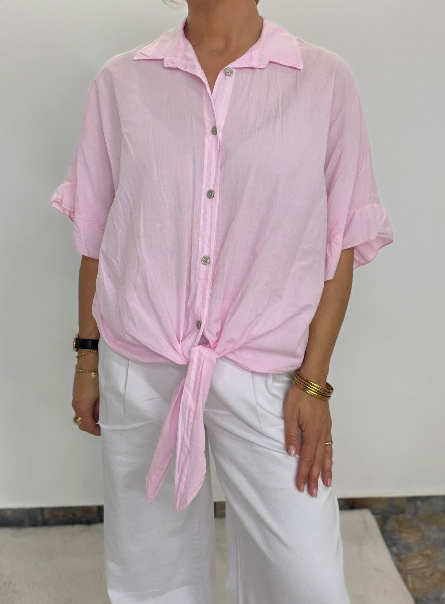 Easy Tie Bluse – zum Knoten