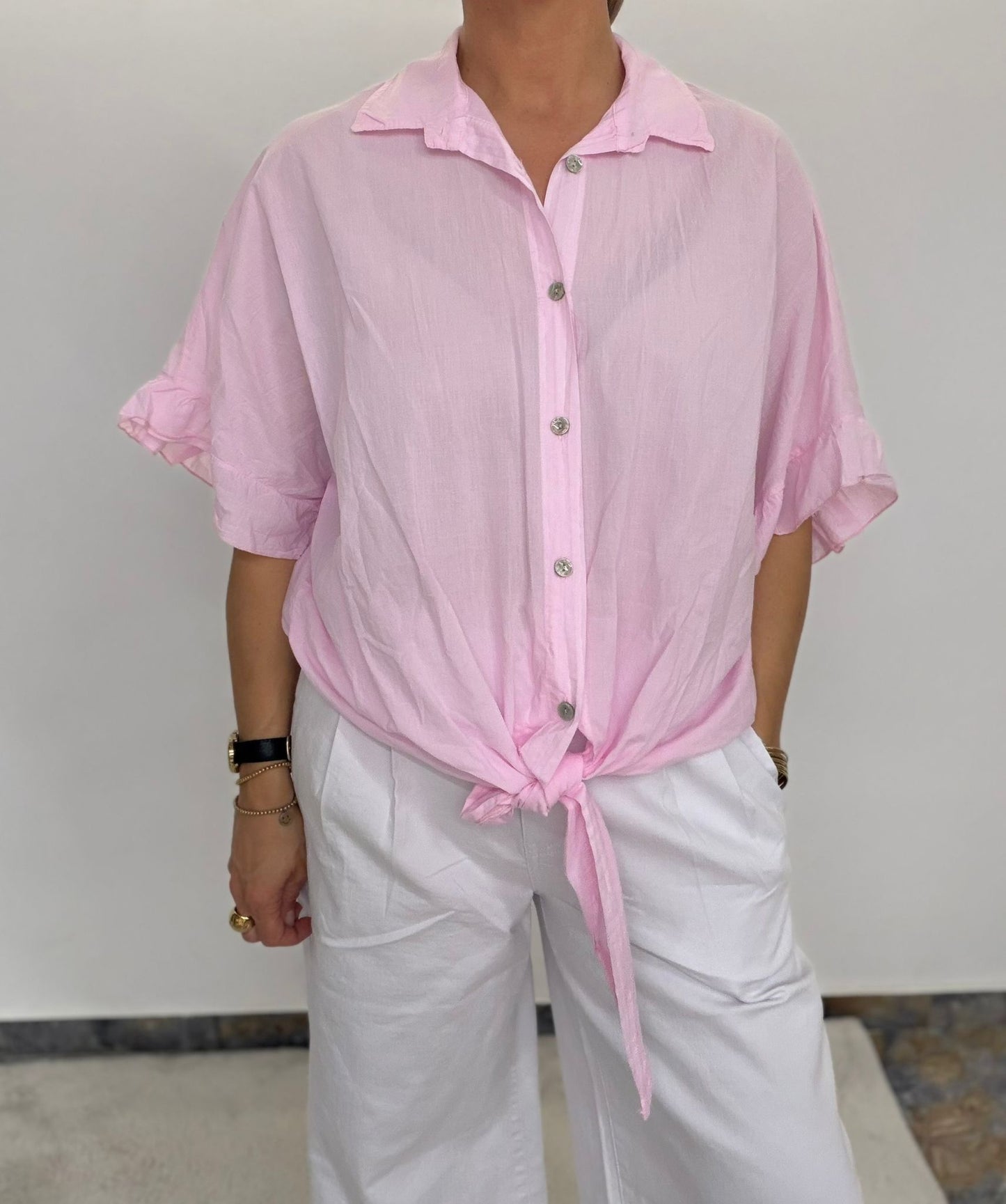 Easy Tie Bluse – zum Knoten