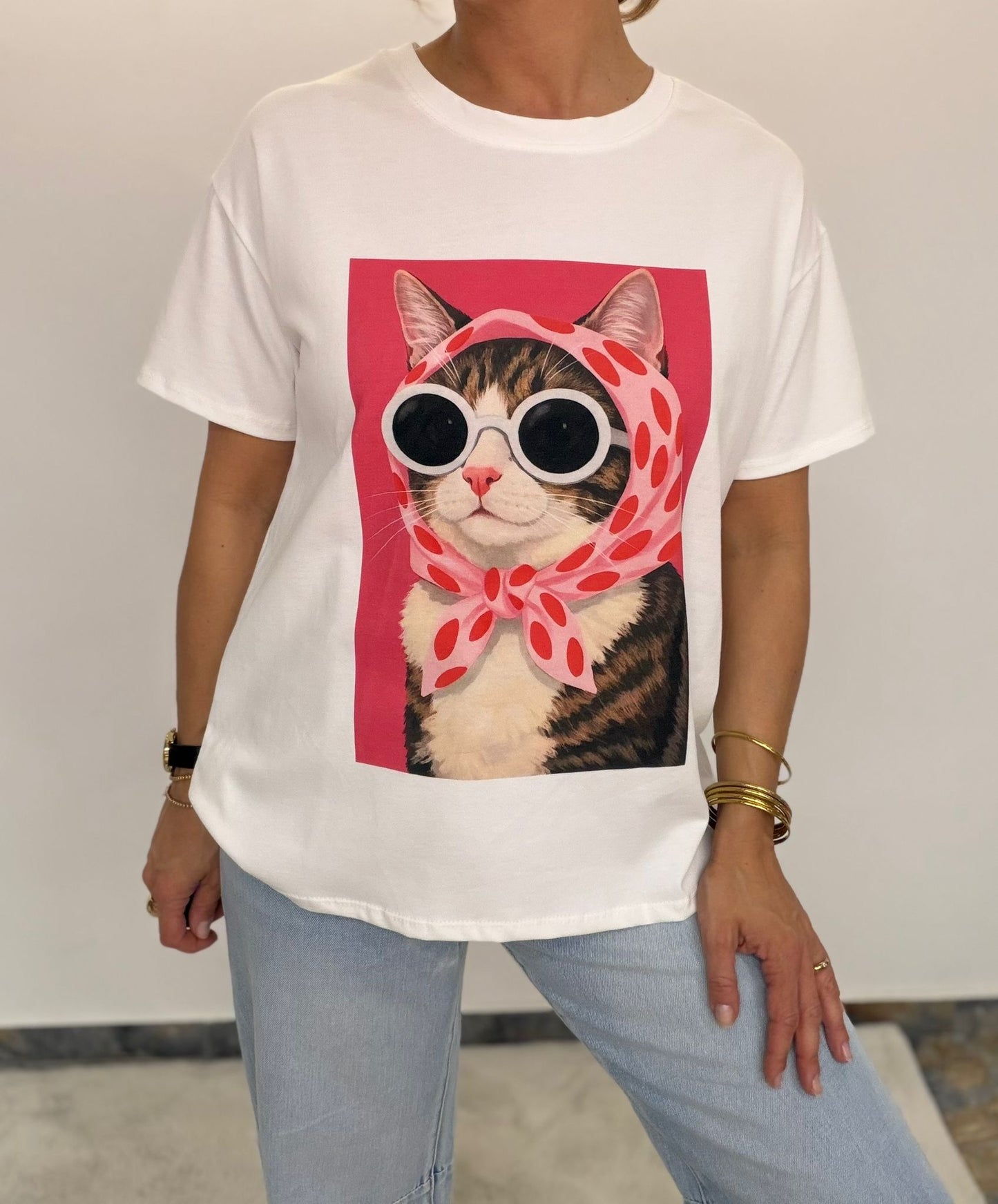 T-Shirt COOL CAT – Statement Print