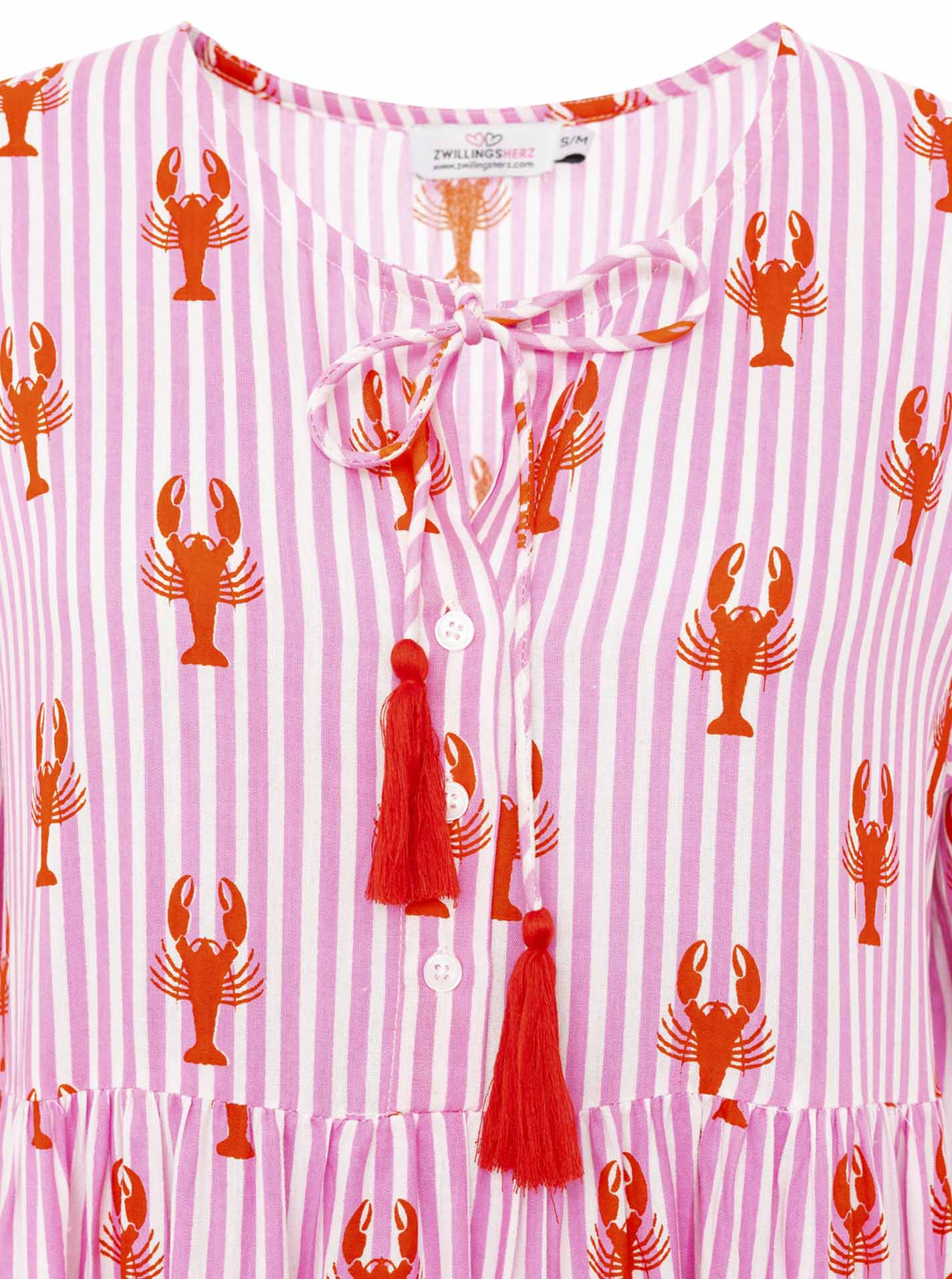 Zwillingsherz Tunikakleid LOBSTER & STRIPES