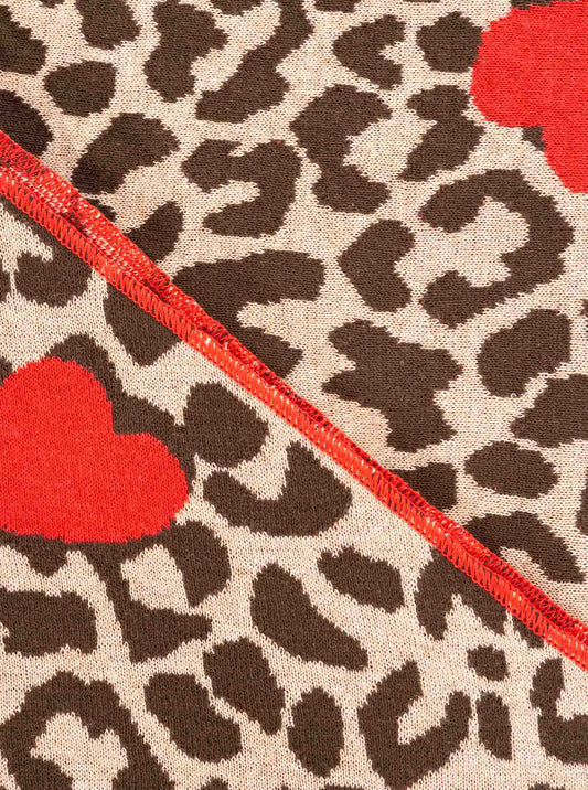 Zwillingsherz Dreieckstuch LEO-HERZ