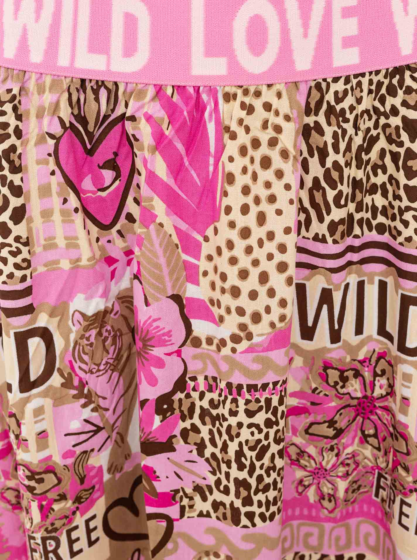 Zwillingsherz Rock "Leo Love Patchwork"