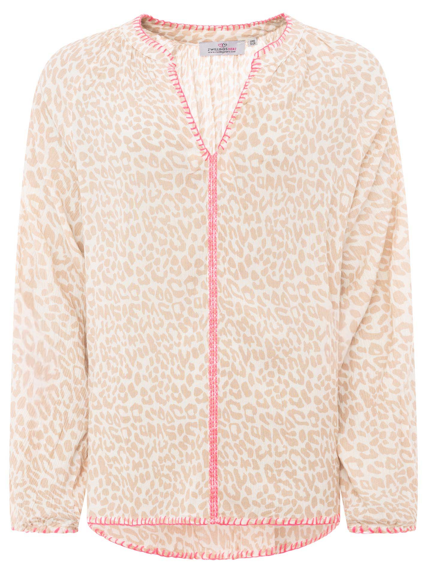 Zwillingsherz Bluse "Wilder Leo"