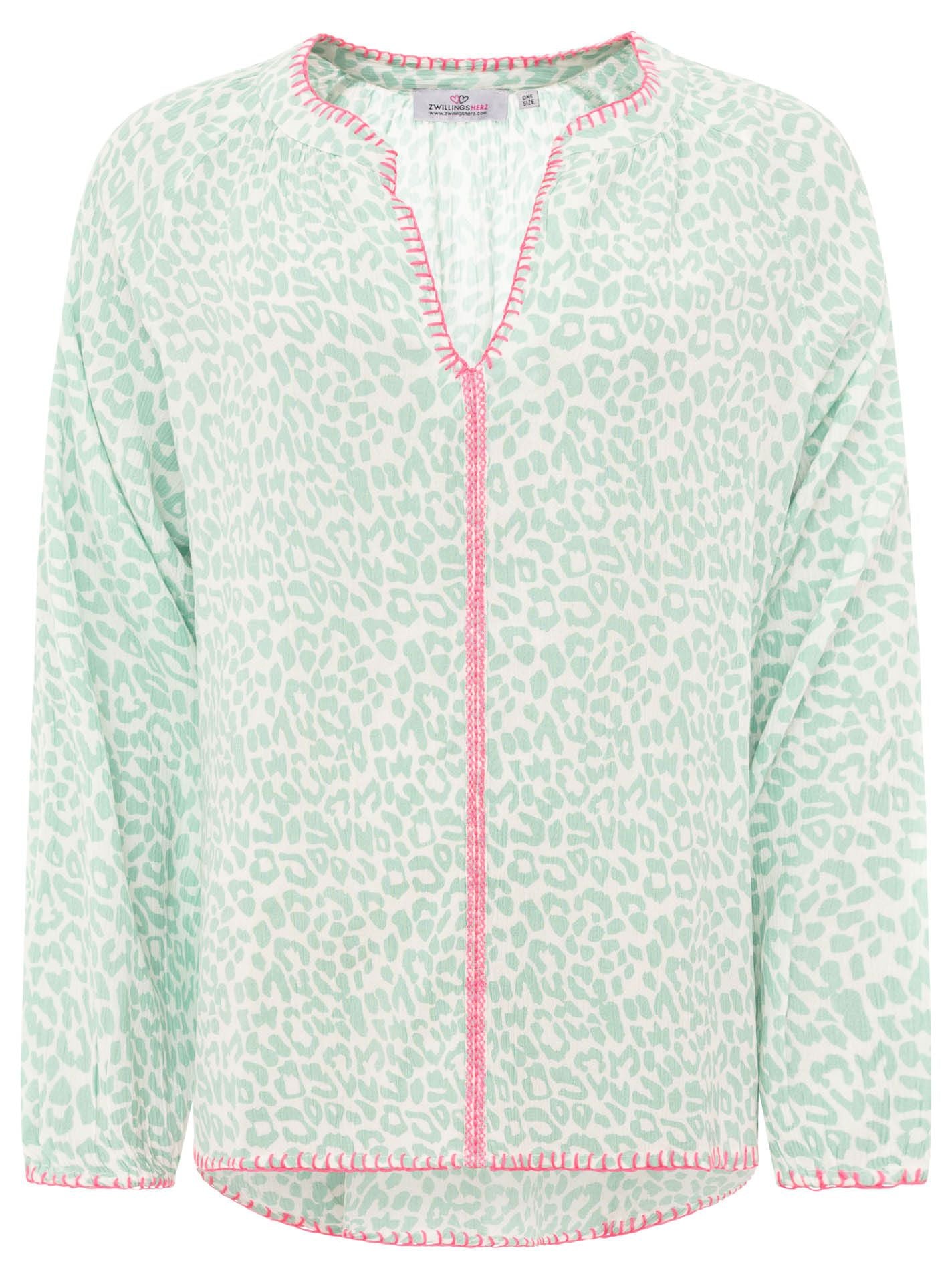 Zwillingsherz Bluse "Wilder Leo"