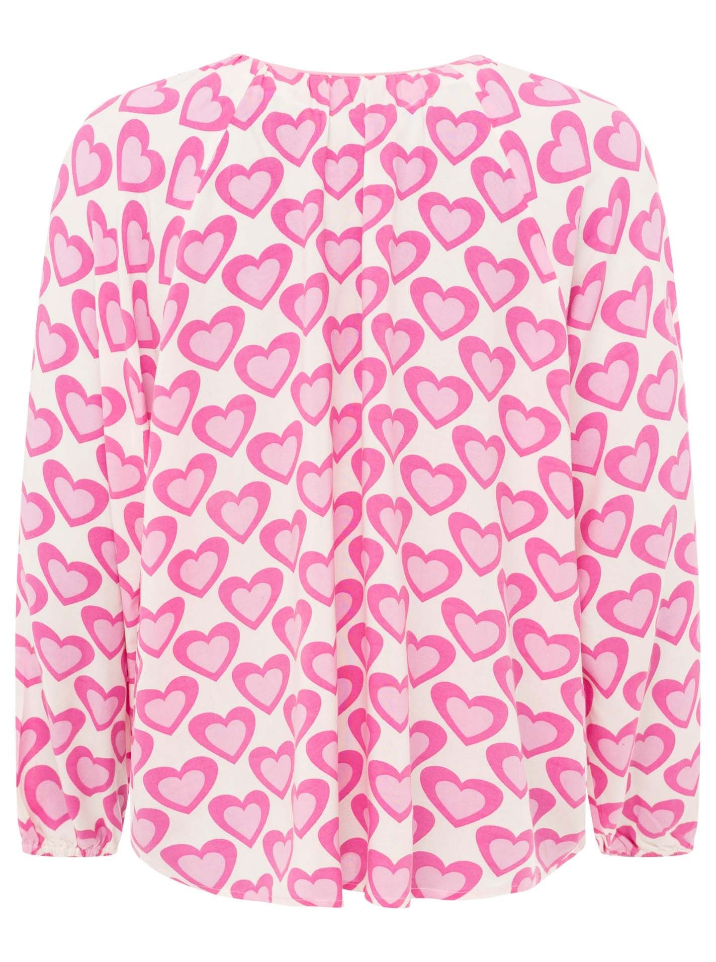 Zwillingsherz Bluse "Happy Love"