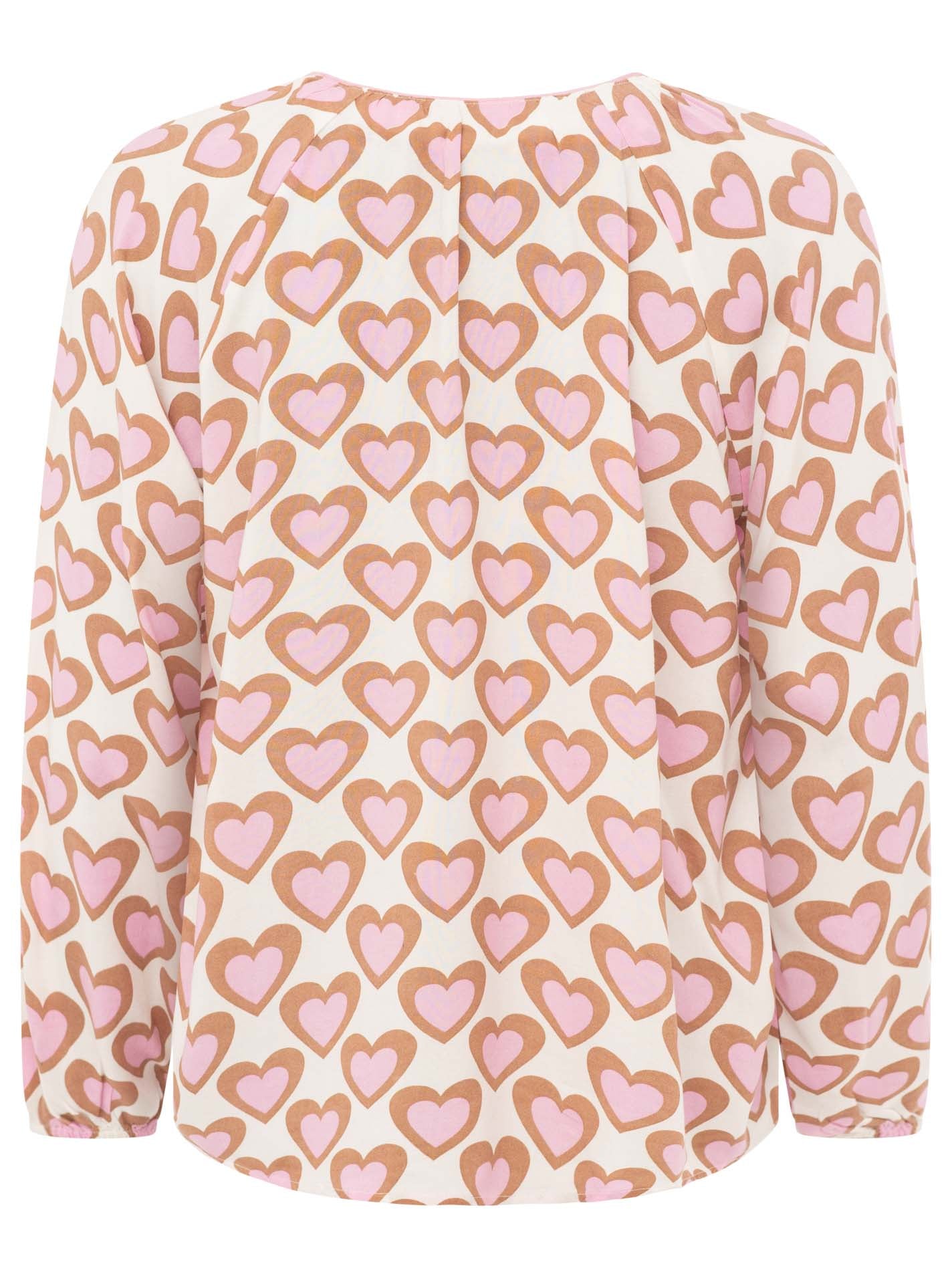 Zwillingsherz Bluse "Happy Love"