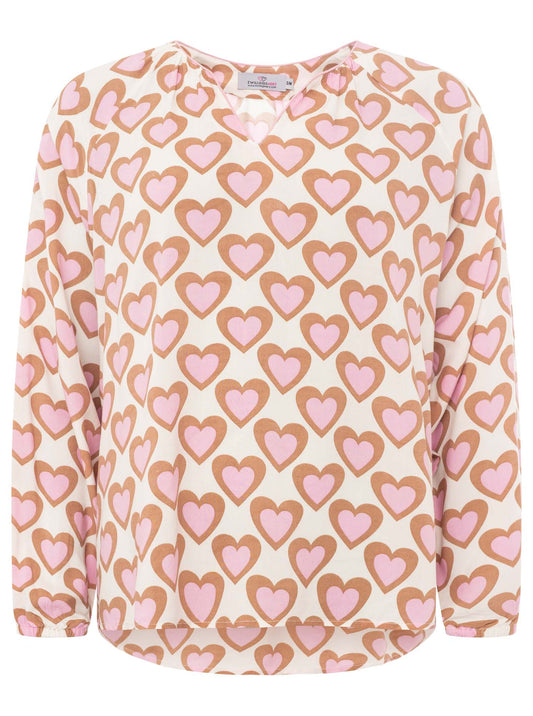 Zwillingsherz Bluse "Happy Love"
