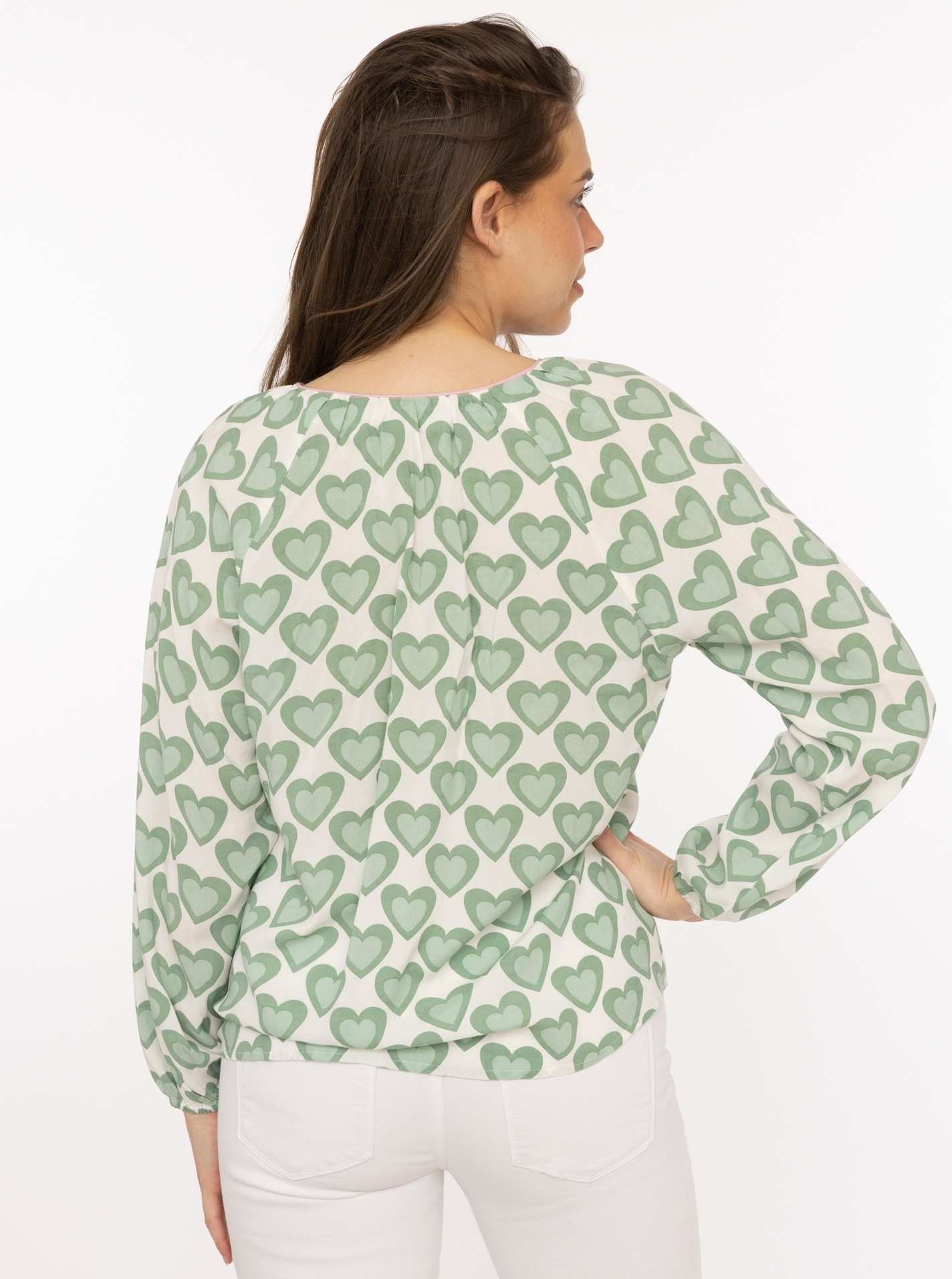 Zwillingsherz Bluse "Happy Love"