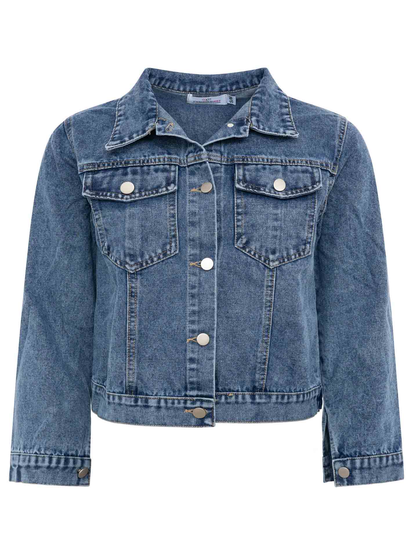 Zwillingsherz Jeansjacke "Embroidery"