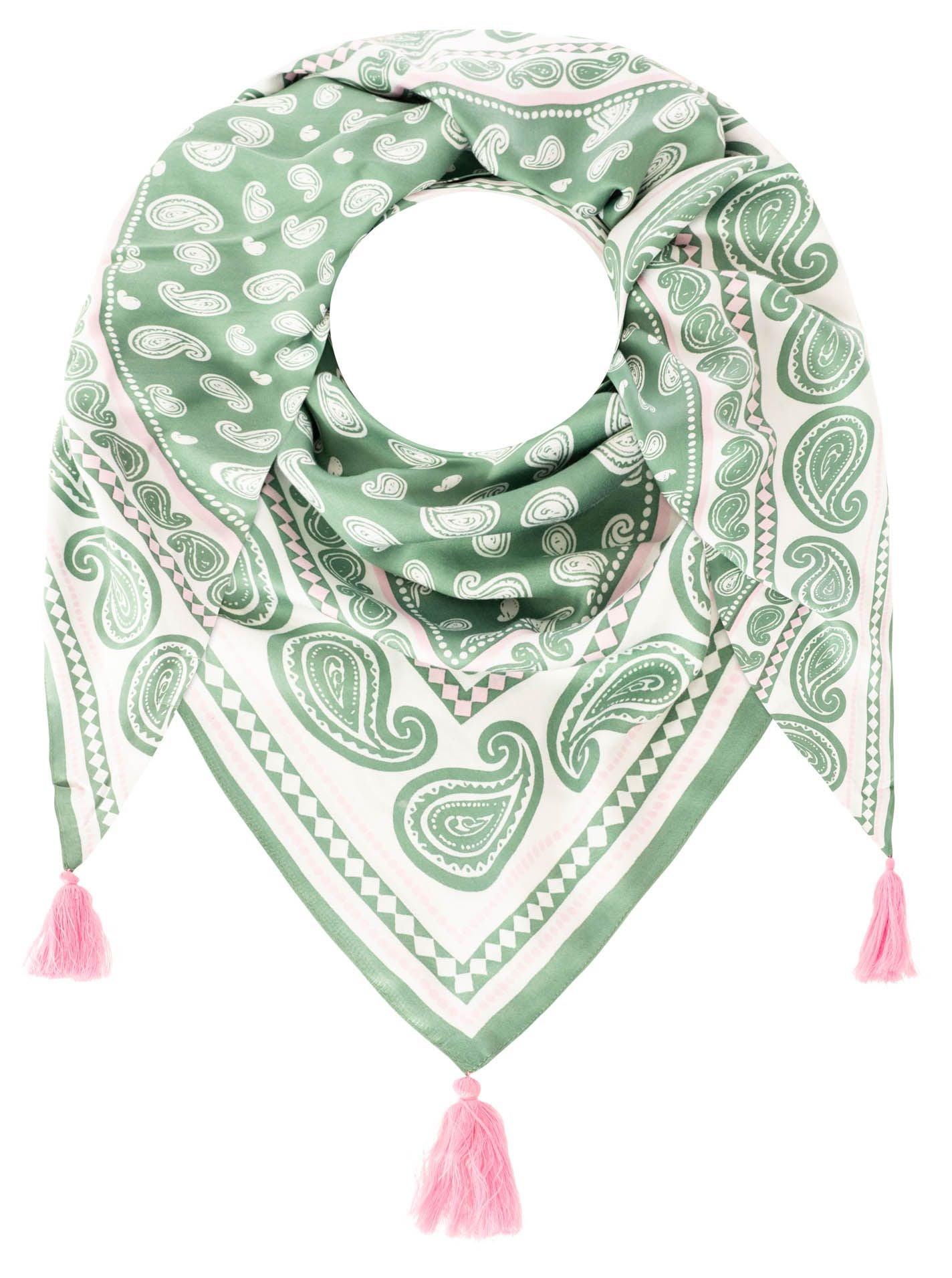 Zwillingsherz Dreieckstuch "Geometric Paisley"